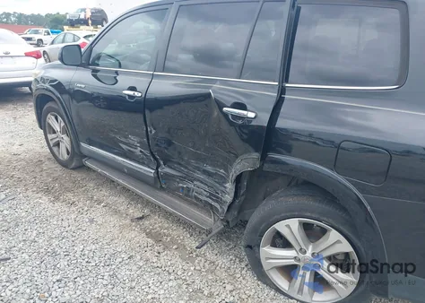 2012 Toyota Highlander Limited V6 z USA, uszkodzony, nr VIN 5TDYK3EH5CS087859